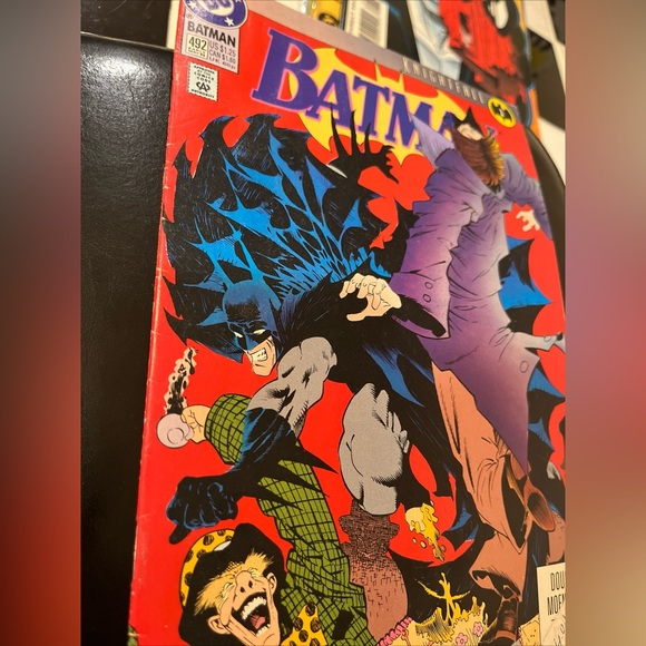 BATMAN #492 PLATINUM VARIANT 1993 DC Comics KNIGHTFALL Bane - Picture 4 of 4